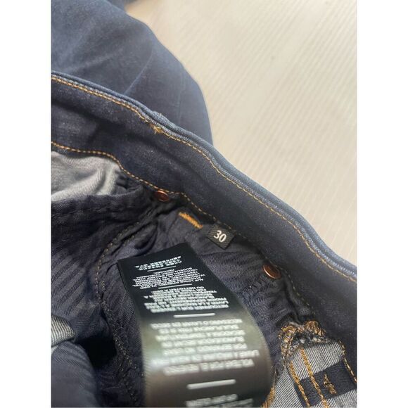 7 For All Mankind The High Waist Ankle Skinny Denim Jeans Size 30 - Picture 8 of 10